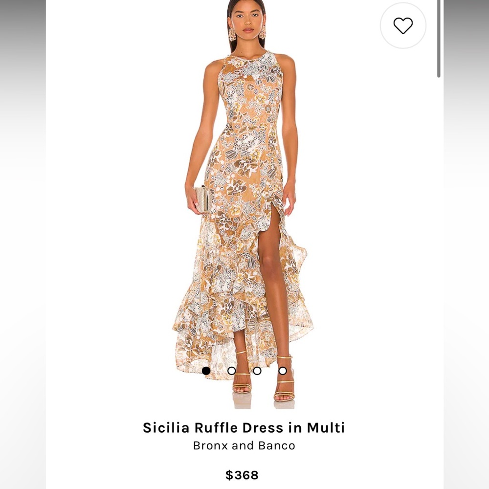 Bronx and Banco Sicilia ruffle dress in multi